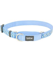 Martingale Dog Collar 25 mm – Refl. Ziggy Med.Blue
