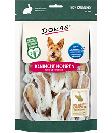 PACK 7 pcs – Dokas Dried rabbit ears with fur 100 g