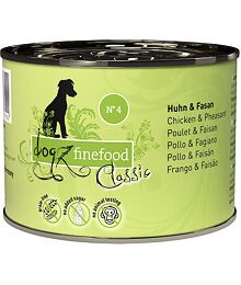 PACK 6 pcs - Dogz Finefood No.4 – Chicken and pheasant 200 g