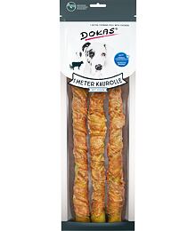 PACK 8 pcs – Dokas Chewing stick with chicken 1 metre 315 g