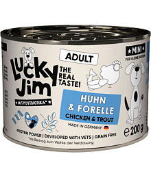 Lucky Jim Classic MINI Adult Chicken & Trout 200 g