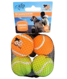 AFP Outdoor Dog Mini Tennis Balls – 4 pcs