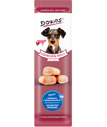 PACK 32 pcs – Dokas Chicken rolls with beef filling 10 g