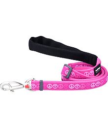 Dog Lead 12 mm x 1,8 m - Peace Dark Pink