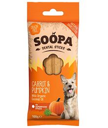 PACK 10 pcs - Soopa Carrot & Pumpkin Dental Sticks 100 g