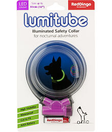 Lumitube Collar S-L - 15 - 80 cm – Purple