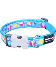 Dog Collar 20 mm x 30-47 cm - Beach Ball Turquoise