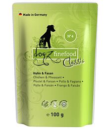 PACK 12 pcs - Dogz Finefood No.4 – Chicken and pheasant 100 g