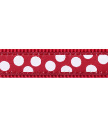 Multipurpose Dog Lead 15 mm x 2 m - White S.on Red