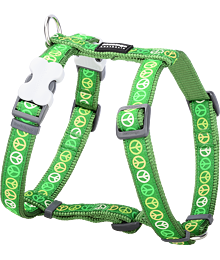 Dog Harness 12 mm x 30-44 cm - Peace Green