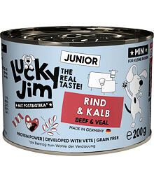 PACK 6 pcs – Lucky Jim Classic MINI Junior Beef & Veal 200 g