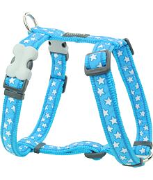 Dog Harness 25 mm x 71-113 cm - Stars White