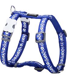 Dog Harness 12 mm x 30-44 cm - Evil Eye Dark Blue