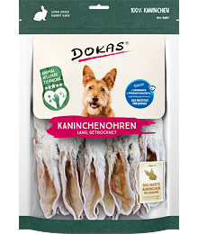Dokas Dried rabbit ears with fur 180 g