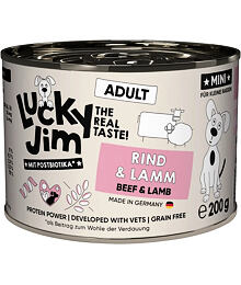PACK 6 pcs – Lucky Jim Classic MINI Adult Beef & Lamb 200 g