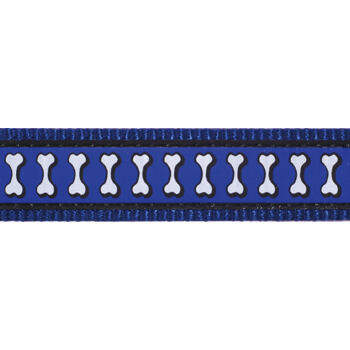 Dog Harness 20 mm x 45-66 cm– Refl.Bones Dark Blue