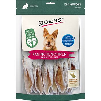 PACK 7 pcs – Dokas Dried rabbit ears with fur 180 g