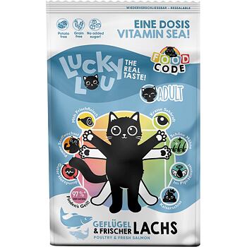 Lucky Lou Adult Poultry & Fresh Salmon 750 g