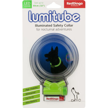 Lumitube Collar S-L - 15 - 80 cm – Green
