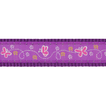Dog Lead 12 mm x 1,8 m - Butterfly Purple