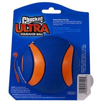 Pískací míček Chuckit! Ultra Squeaker Ball určitě zpříjemní hraní vám i vašemu mazlíčkovi. 