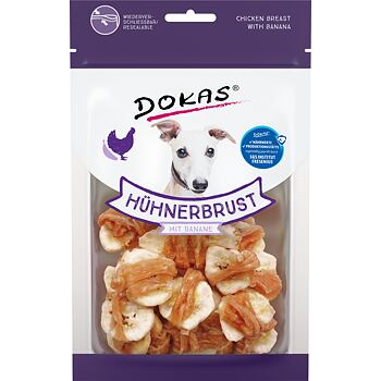 PACK 8 pcs – Dokas Dried chicken breast with banana 70 g