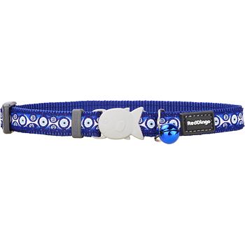 Cat Collar 12 mm x 20-32 cm – Evil Eye Dark Blue