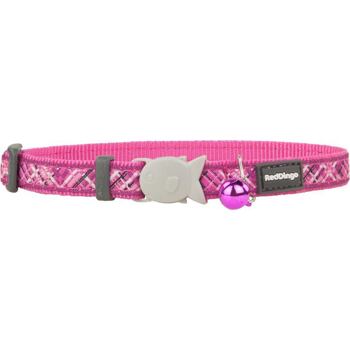 Cat Collar 12 mm x 20-32 cm– Flanno Hot Pink
