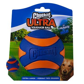 Pískací míček Chuckit! Ultra Squeaker Ball určitě zpříjemní hraní vám i vašemu mazlíčkovi. 