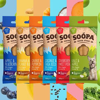 Dentální tyčinky s kokosem a chia semínky jsou přírodním veganským pamlskem pro psy ke žvýkání. Pomáhají udržovat čisté zuby a dásně, potlačovat zápach z tlamy, a svým složením celkově prospívají zdraví psa.