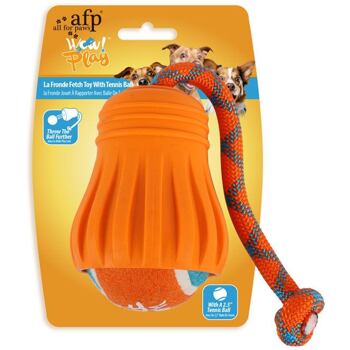 AFP Wow Play-La Fronder Fetch toy with tennis ball