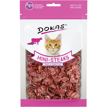 Dokas - Beef & cod Mini Steaks 25 g