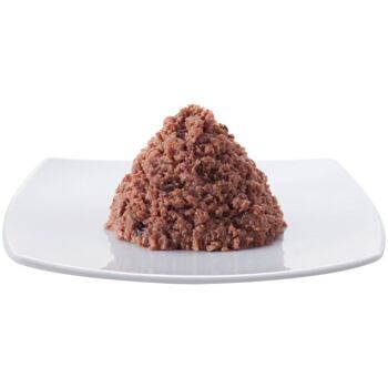 Krmivo pro psy, které obsahuje spoustu jemného krůtího a chutného kozího masa, zdravý laskavec (amarant), rozmarýn lékařský a brusinky. Obchodní balení, obsahuje 6 ks.