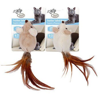 AFP Classic Comfort Feather Tailed Mouse – with catnip