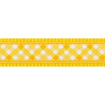 Vodítko Red Dingo - Gingham Yellow