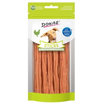PACK 12 pcs – Dokas Sticks with chicken breast & chicken heart 60 g