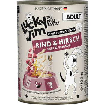 Lucky Jim Classic Adult Beef & Venison 400 g
