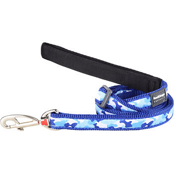 Dog Lead 15 mm x 1,8 m - Camouflage Navy