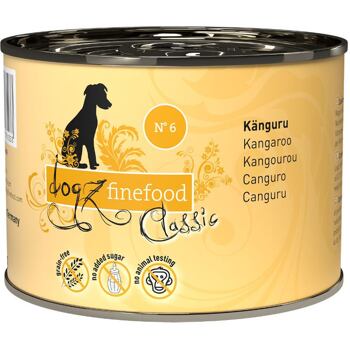 PACK 6 pcs - Dogz Finefood No.6 – Kangaroo 200 g