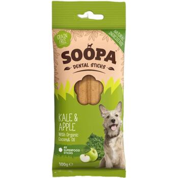Soopa Kale & Apple Dental Sticks 100 g