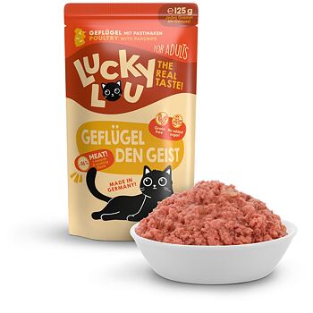 PACK 16 pcs - Lucky Lou Lifestage Adult Poultry 125 g