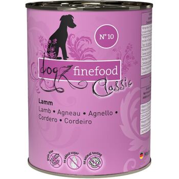 PACK 6 pcs - Dogz Finefood No.10 – Lamb 400 g