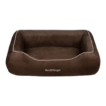 Red Dingo Donut Bed Large 100 cm – Chocolate