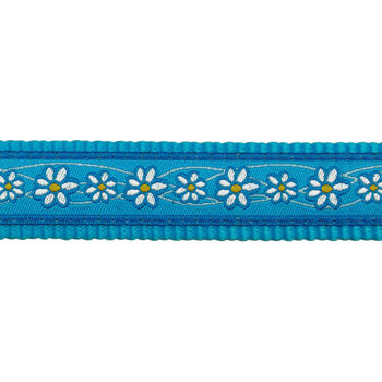 Dog Harness 12 mm x 30-44 cm - Daisy Chain Turq.