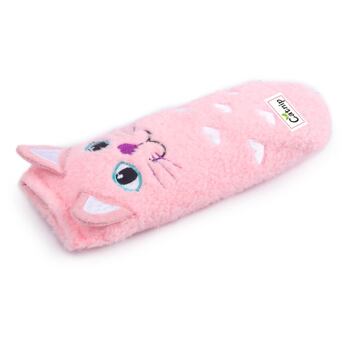 Jemně růžová ponožka z měkkého plyše, určena k tomu nejhebčímu mazlení a tulení. Obsahuje šantu kočičí. Velikost 20 cm.