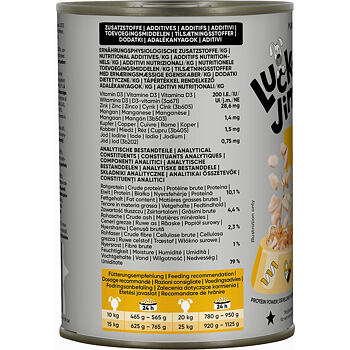 Kompletní mokré krmivo s vysokým obsahem kuřecího masa, vnitřností a vývaru je vhodné pro starší psy všech plemen. Obsahuje postbiotika, psyllium a další funkční ingredience, které přispívají k udržení dobré kondice a vitality psího seniora.
