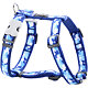 Dog Harness 25 mm x 71-113 cm - Camouflage Navy