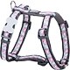 Dog harness 12 mm x 30 - 44 cm - Flamingo Grey