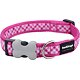 Red Dingo obojek – Gingham Hot Pink – 15 mm x 24-36 cm